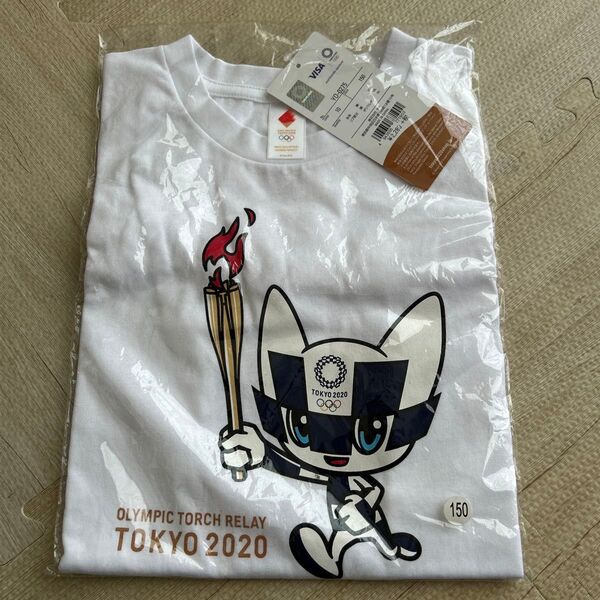 東京オリンピック 公式Tシャツ ミライトワ サイズ150cm 公式キャラクター 公式グッズ オリンピック 東京2020 マスコット