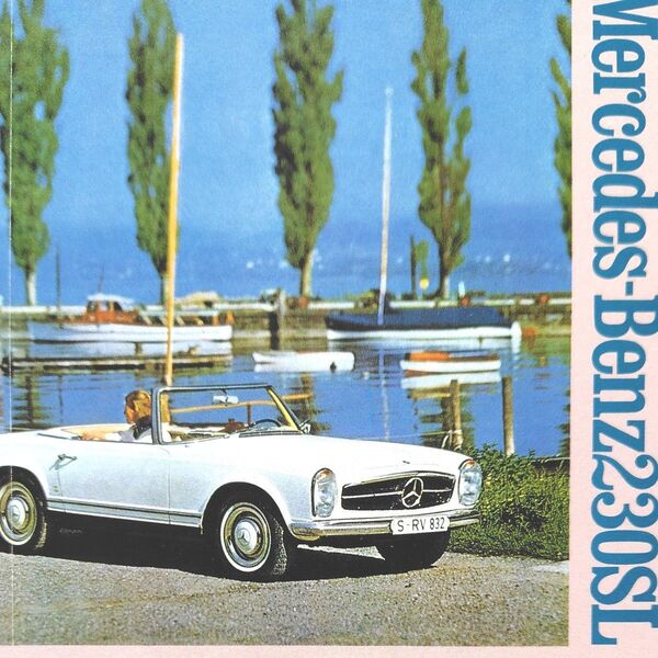 メルセデスベンツ 230SL 1965 & フォードステーションワゴン 1956 復刻縮小版カタログ