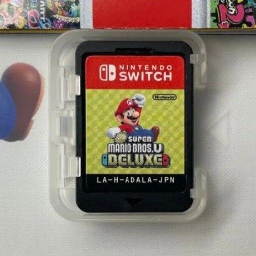 【お得】 NewスーパーマリオブラザーズUデラックス Switchソフト 空ケース付き