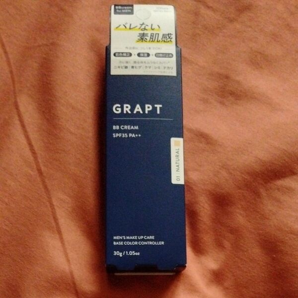 GRAPT (グラプト) メンズBBクリーム 01 ナチュラル NATURAL (自然な肌色) 30g