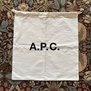 【中古品】 A.P.C 巾着袋 オフホワイト 巾着袋