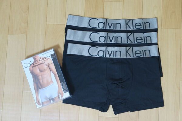 Calvin Klein ボクサーパンツ 3枚セット M Calvin klein 男性下着 カルバンクライン ボクサーパンツ