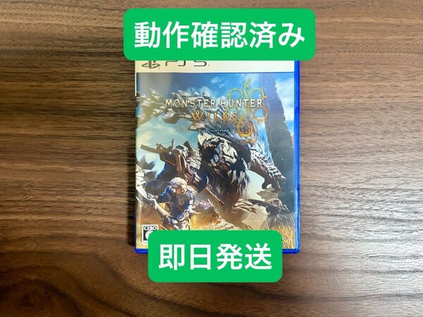 動作確認済み モンスターハンターワイルズ PS5 プレステ5 play station5 モンハンワイルズ