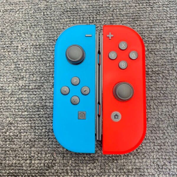 【ホールエフェクトスティック新品】ジョイコン Joy-Con ネオンブルー・ネオンレッド LR 左右セット