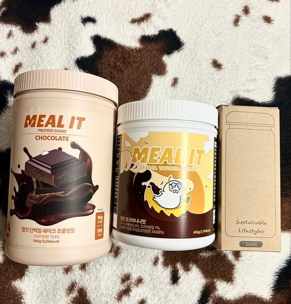 【新品2本】プロテインセット ミルイット チョコレート チョコバナナ シェイカー付