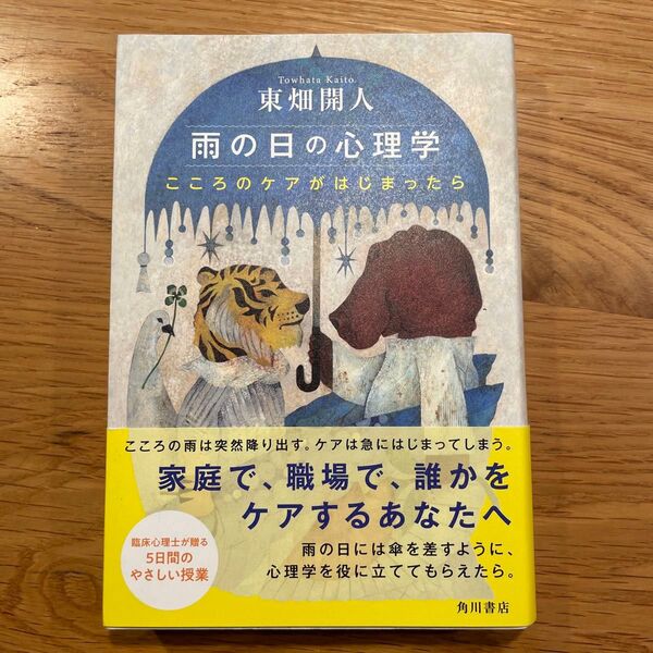 雨の日の心理学 こころのケアがはじまったら 東畑開人/著