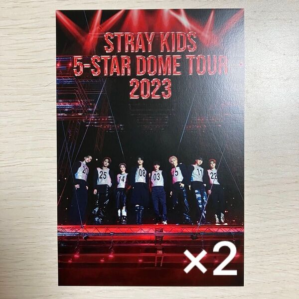 Stray Kids スキズ 5-STAR DOME TOUR 2023 東京ドームシティアトラクションズ コラボ ポストカード