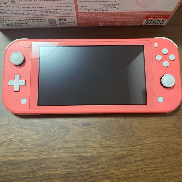 【動作良好・美品】Nintendo Switch Lite コーラル 本体セット