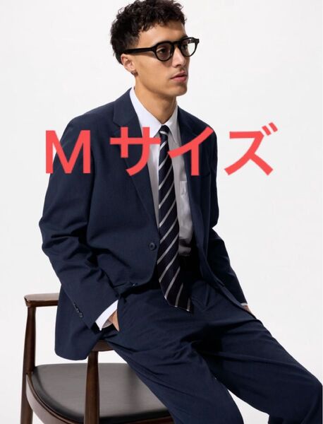 新品未使用 ユニクロ 感動ジャケット Mサイズ NAVY タグ付き