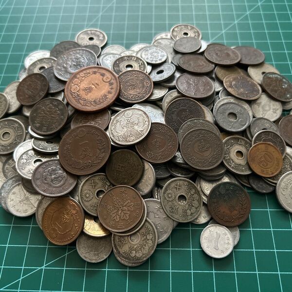 古銭 まとめ売り 銅貨 銀貨 その他色々 約520グラム