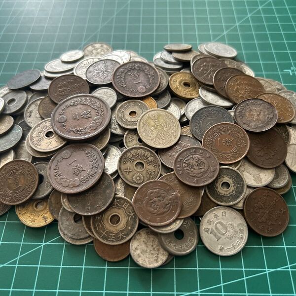 古銭 まとめ売り 銀貨 銅貨 その他色々 約520グラム