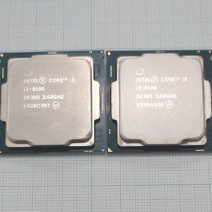 CPU Intel Corei3-8100 2個セット