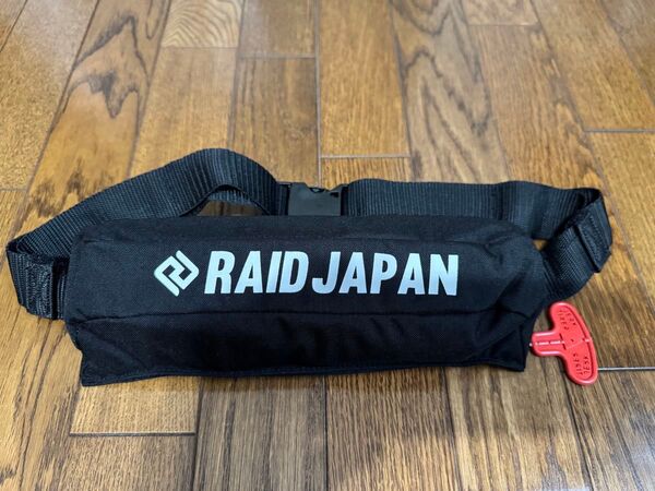 未使用品 レイドジャパン ライフセーバー TK-9320RS型 膨張式 水感知機能付 桜マーク Aタイプ (腰巻 ライフジャケット
