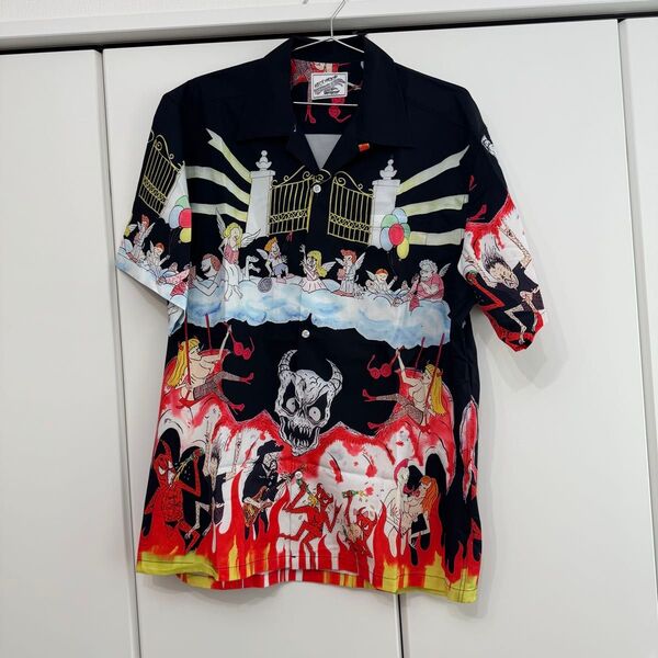 アロハシャツ xL ネックフェイス