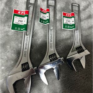 新品未使用 KTC モンキースパナ 3本セット 250mm 200mm 150mm