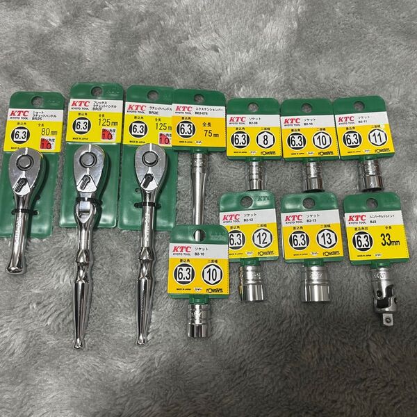 未使用 KTC ラチェット エクステンションバー ジョイント ソケット各サイズ その他