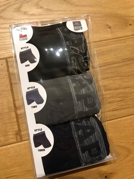ボクサーパンツ メンズ下着 新品 L 3枚 アンダーウェア メンズパンツ