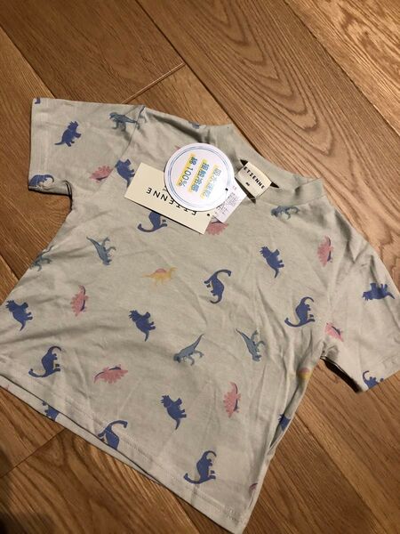 半袖Tシャツ 恐竜 男の子服 90cm 接触冷感 吸水速乾 こども服 ベビー服 トップス 新品