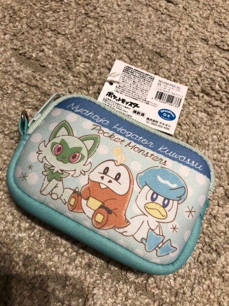 ポケモン ミニポーチ ポケットモンスター フリーポーチ ニャオハ クワッス ホゲータ 新品タグ付き