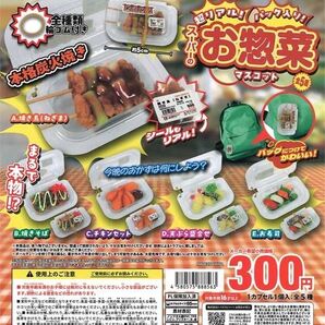 ★★コンプリート!!超リアル!パック入り!スーパーのお惣菜マスコット