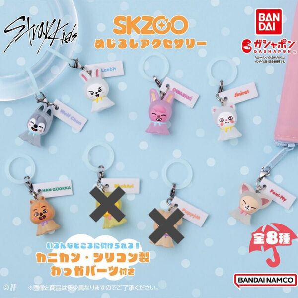 スキズ SKZOO めじるし アクセサリー 6個 セット まとめ売り バンチャン リノ チャンビン ヒョンジン ハン アイエン