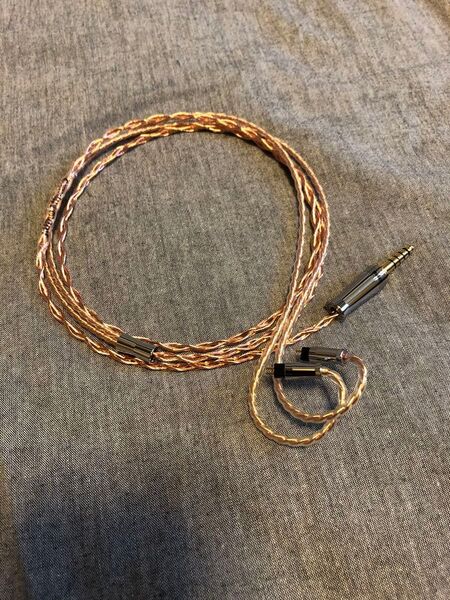 オーディオみじんこ Dolce4.4mm5極IEM2pin 1.2m