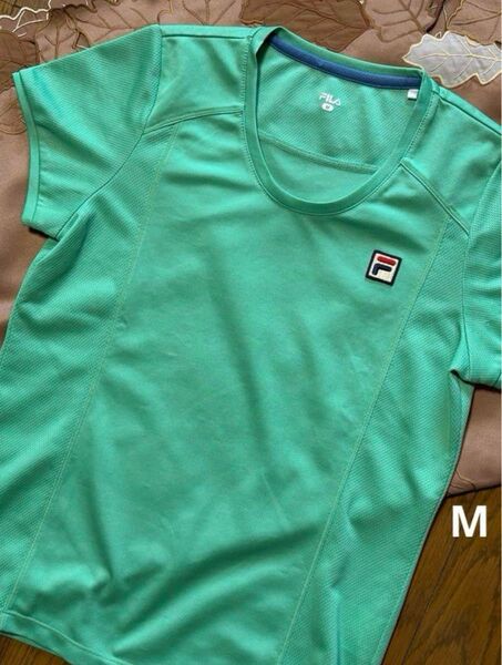 フィラ FILA テニスウェア ゲームシャツVL1092 ライトグリーン