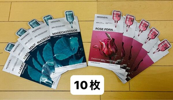 メディヒール 10枚 マデカソッシド&ローズPDRN パックMEDIHEAL