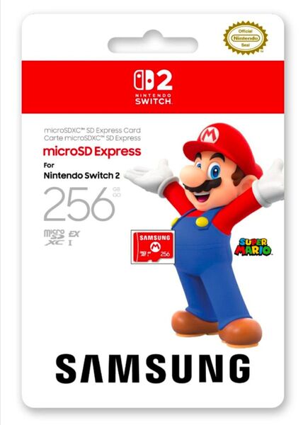 Samsung microSD Express 256GB for NintendoSwitch 2 マイクロSDカード サムスン