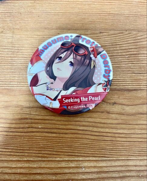ウマ娘 シーキングザパール 缶バッジ