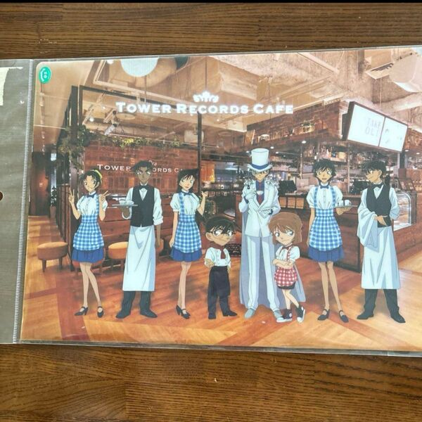 名探偵コナン TOWER RECORDS CAFE クリアファイル