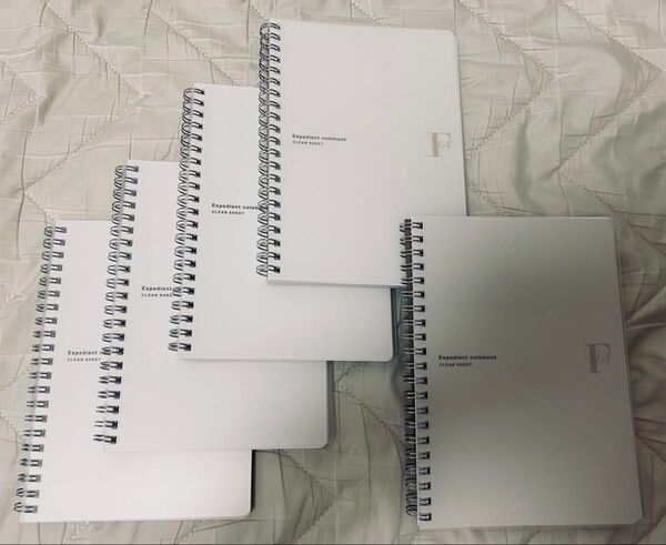 【美品】キョクトウ B6リングノート 白無地 5冊セット
