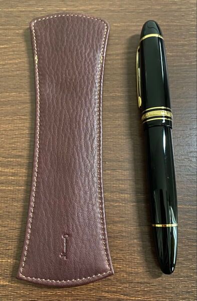 ナガサワキップレザー NAGASAWA 万年筆ケース 一本差しLサイズ