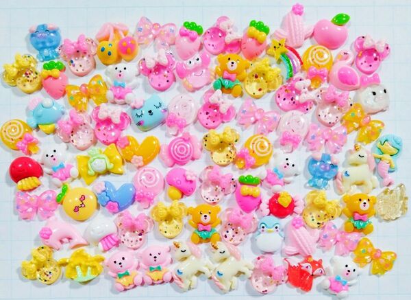 デコパーツ 92 ピンク まとめ売り