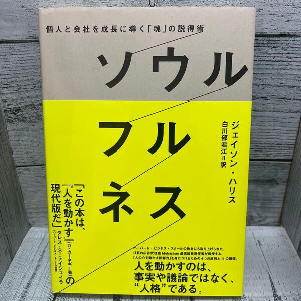 個人と会社を成長に導く 「魂」 の説得術 ソウルフルネス 単行本