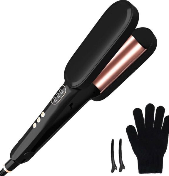 挟むだけ★カールアイロン★26mm ウェーブアイロン ヘアアイロン
