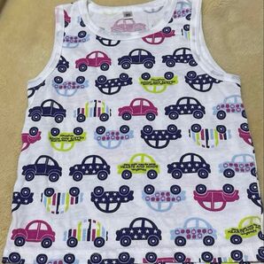 ベビー服 タンクトップ 90サイズ 車柄