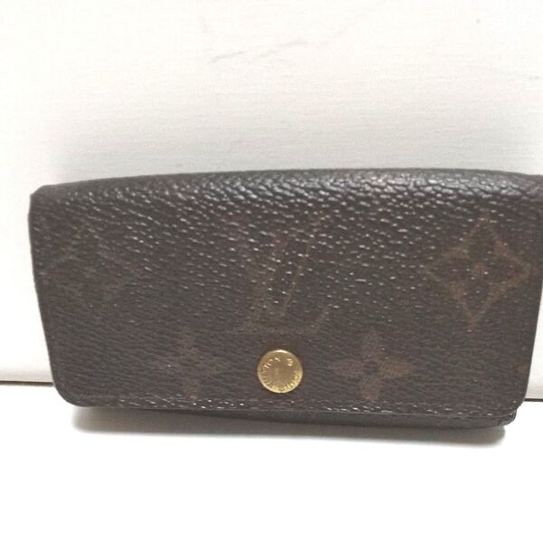 LOUIS VUITTON ルイヴィトン モノグラム 4連 キーケース レザー バリッとしています