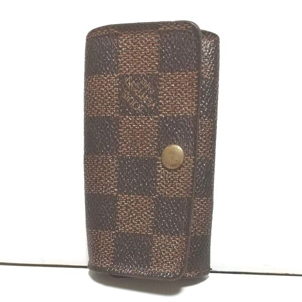 LOUIS VUITTON ルイヴィトン ダミエ 4連 キーケース レザー 人気