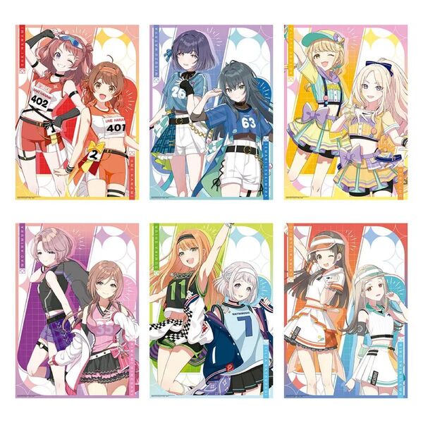 学マス一番くじ クリアポスター全種