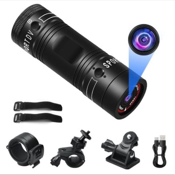 バイク 自転車ドライブレコーダー バイクドラレコ 200万画素 FulIHD 1080P 120度広角 完全防水 アクションカメラ
