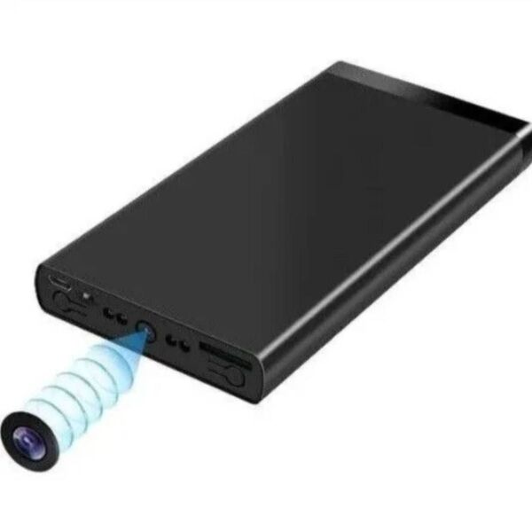 モバイルバッテリー型 カメラ 50時間録画可能 256GBカード対応 1080P画質 自動暗視 見守りカメラ 長時間録画 携帯充電