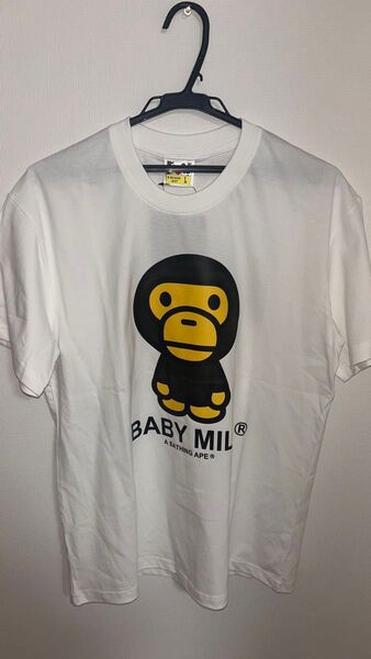 A BATHING APE BABY MILO Tシャツ Lサイズ ホワイト