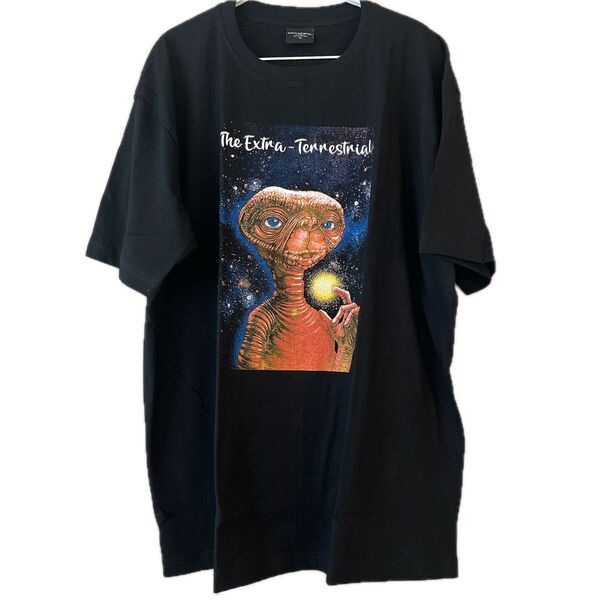 メンズ Tシャツ XL ET 映画 黒