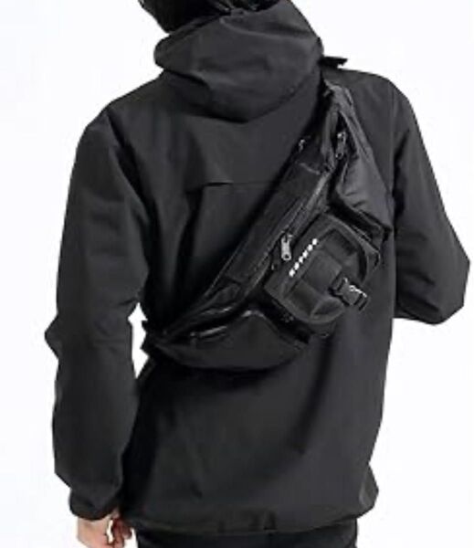 ROTHCOHigh collection 3Pocketウエストバッグブラック 黒 男女兼用