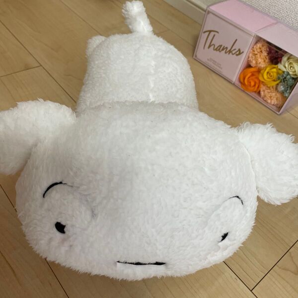 クレヨンしんちゃん シロ ぬいぐるみ ホワイト ふわふわ