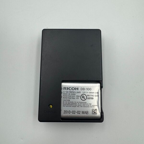 RICOH リコー BJ-10 DB-100 純正 バッテリーチャージャー 充電器 バッテリーパック A0521