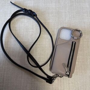 ▲ スマホケース ajew/エジュー/「ひも付き」 iPhone14Pro