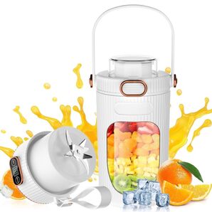 ジューサー ミキサー 小型 一台多役 飲み口付きキャップ付 コードレスミキサー ミキサー ジューサー コードレスミキサー