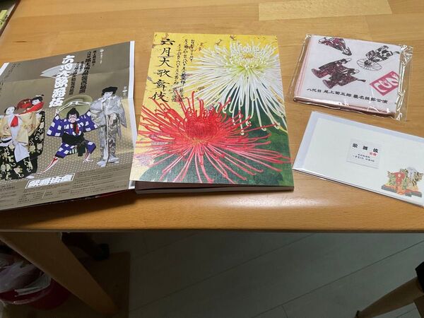六月大歌舞伎チラシ 歌舞伎座記念品 図録 4点セット